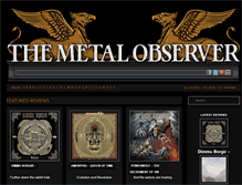 Tablet Screenshot of metal-observer.com